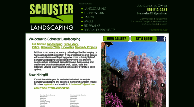 schusterlandscaping.com