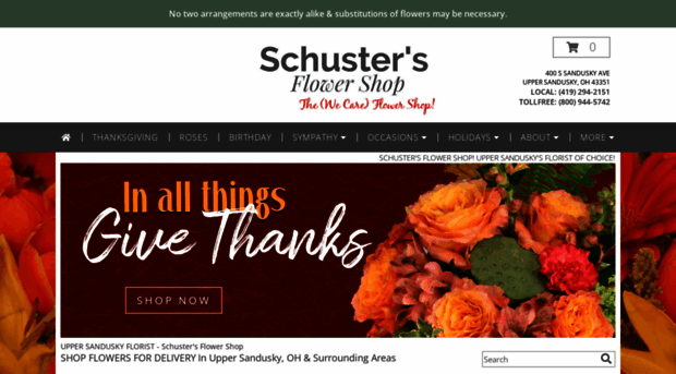 schustersflowershop.com