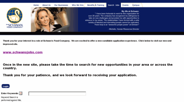 schwansjobs.apply2jobs.com