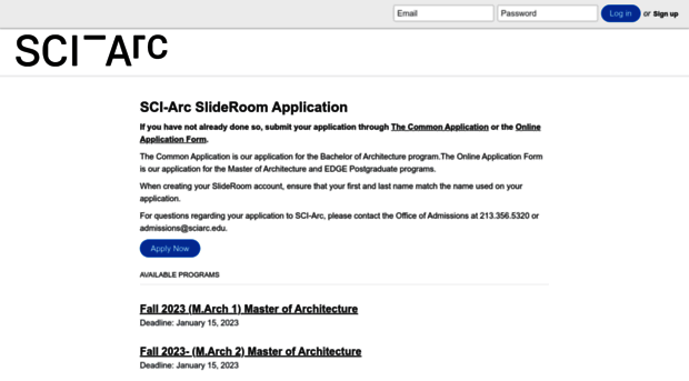 sciarc.slideroom.com