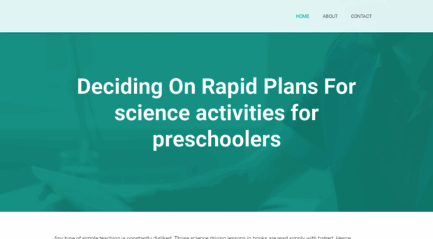 scienceactivitiesforpreschoolers.weebly.com