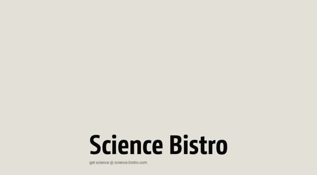 sciencebistro.com