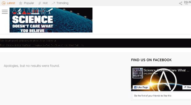 sciencedoesntcare.com