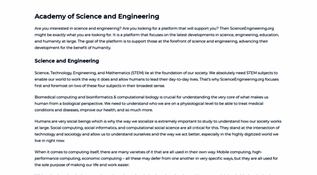 scienceengineering.org