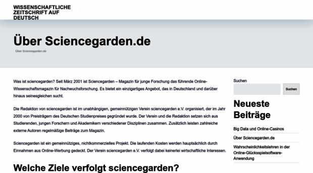 sciencegarden.de