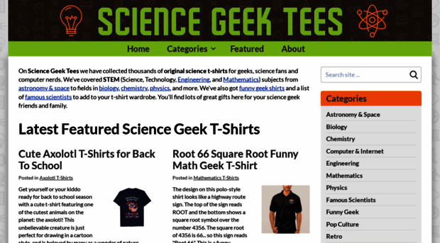 sciencegeektees.com