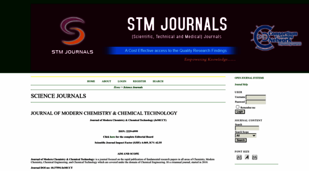 sciencejournals.stmjournals.in