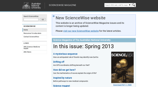 sciencewise.anu.edu.au
