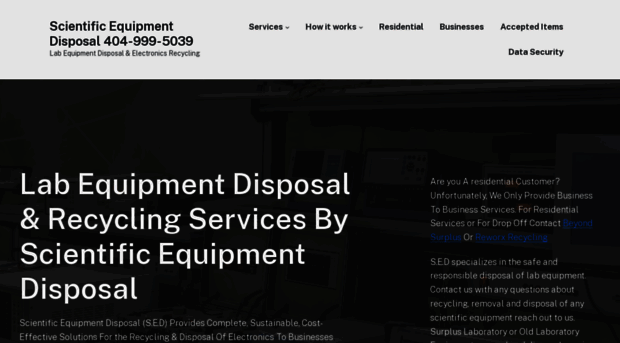 scientificequipmentdisposal.com