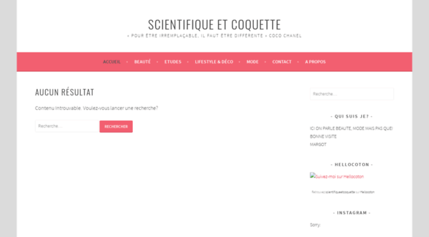 scientifiqueetcoquette.com