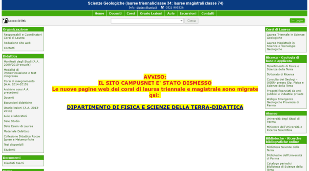 scienzegeologiche.unipr.it