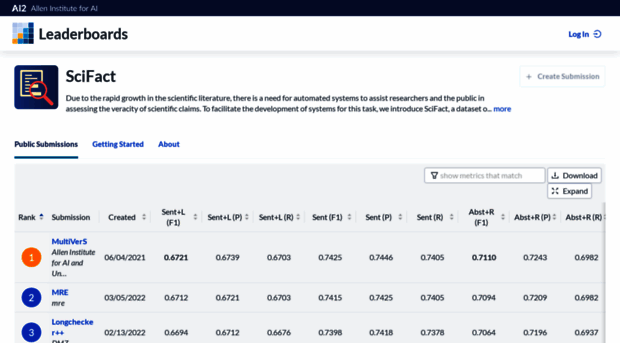 scifact.apps.allenai.org
