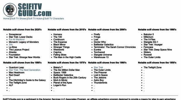 scifitvguide.com