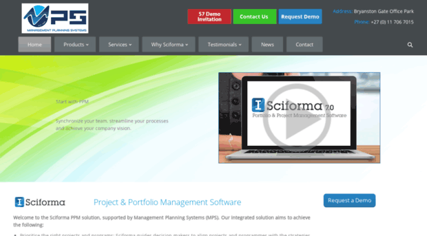 sciforma.mpsys.co.za