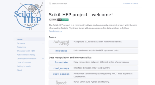 scikit-hep.org