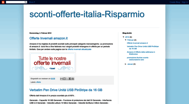 sconti-offerte-risparmio.blogspot.com