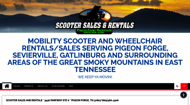 scootersalesandrentals.com