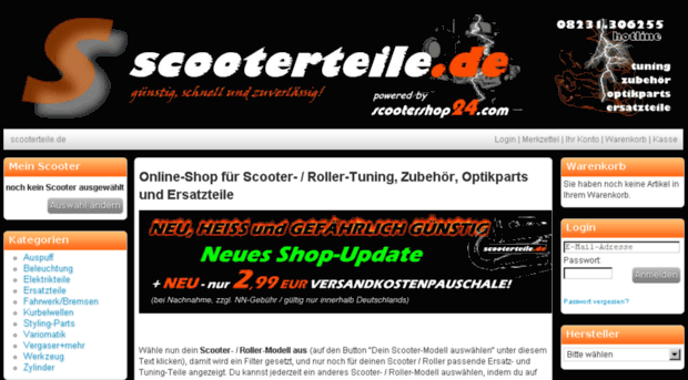 scootershop24.com