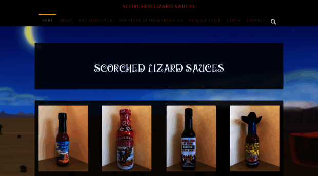 scorchedlizardsauces.com