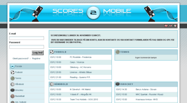 scores2mobile.com