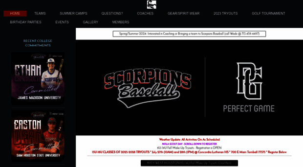 scorpionsbaseball.org