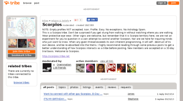 scorpios.tribe.net