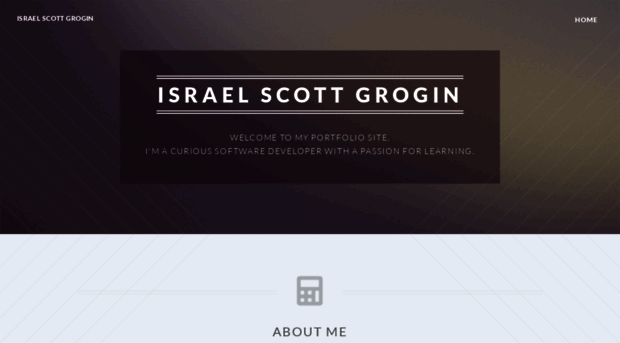 scottgrogin.github.io - Israel Scott Grogin - Scott Grogin Github