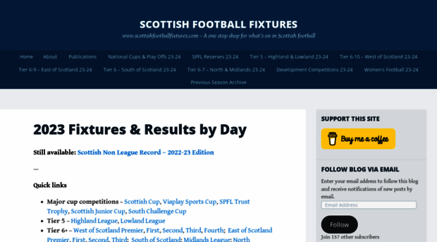 Scottishfootballfixtures wordpress Scottish Football Fixtures W 
