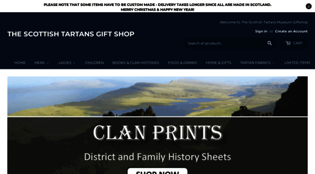 scottishtartansgiftshop.com