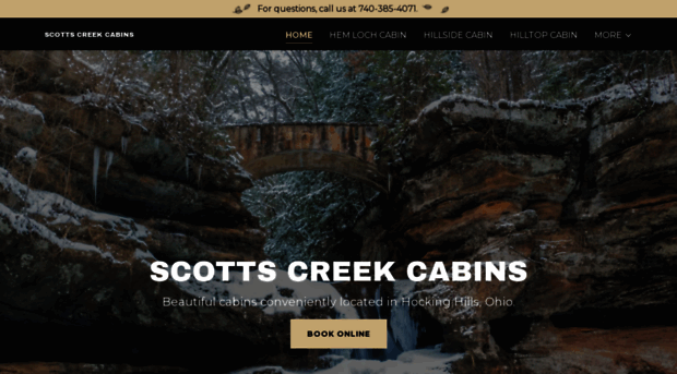 scottscreekcabins.com