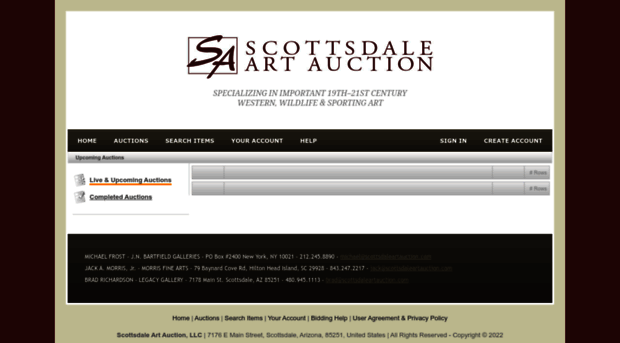 scottsdaleartauction.liveauctiongroup.com