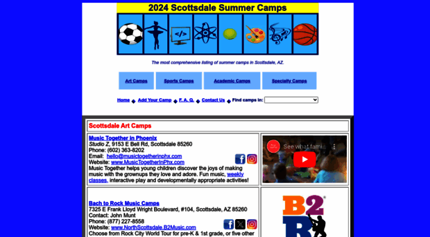 scottsdalesummercamps.org