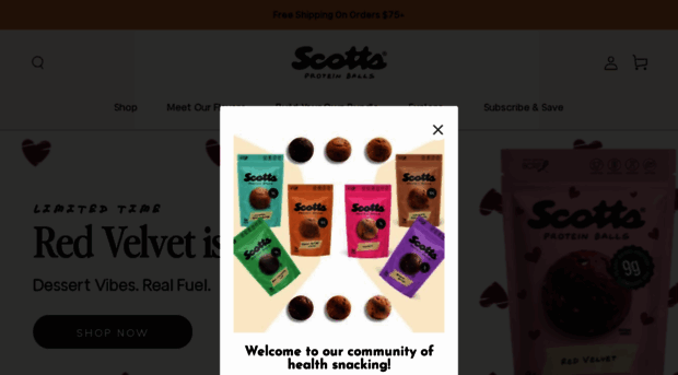 scottsproteinballs.com