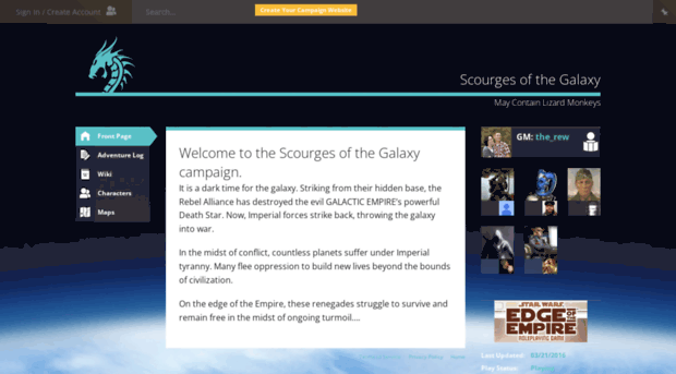 scourges-of-the-galaxy.obsidianportal.com