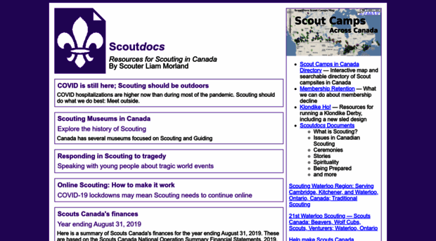 scoutdocs.ca