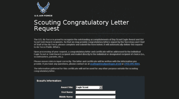 scouts.airforce.com