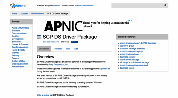 scp-ds-driver-package.updatestar.com