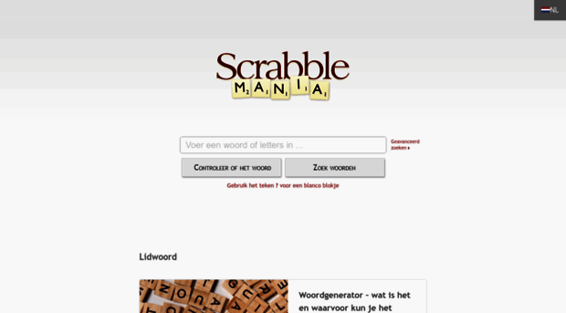 scrabblemania.nl