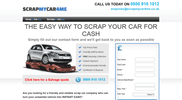 scrapmycar4me.co.uk