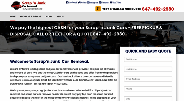 scrapnjunkcarremoval.ca