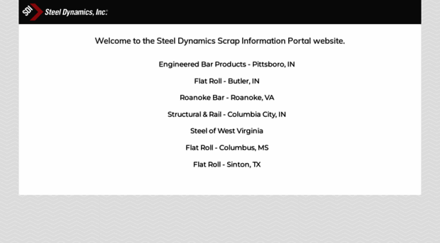 scrapportal.steeldynamics.com