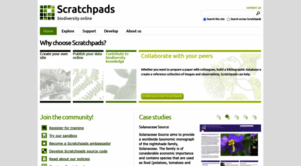 scratchpads.org