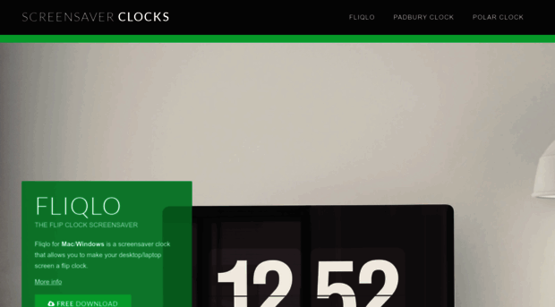 screensaverclocks.com