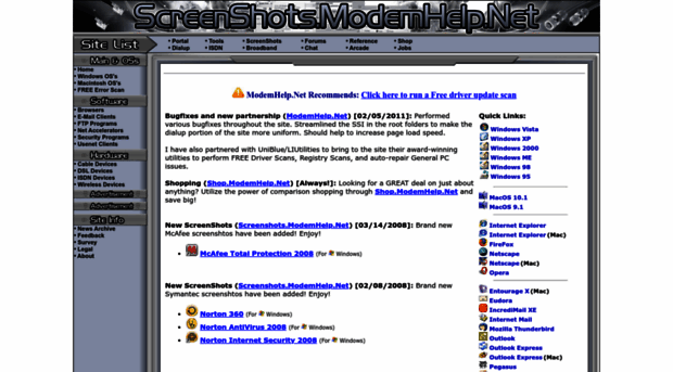 screenshots.modemhelp.net