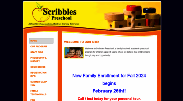 scribblespreschool.com