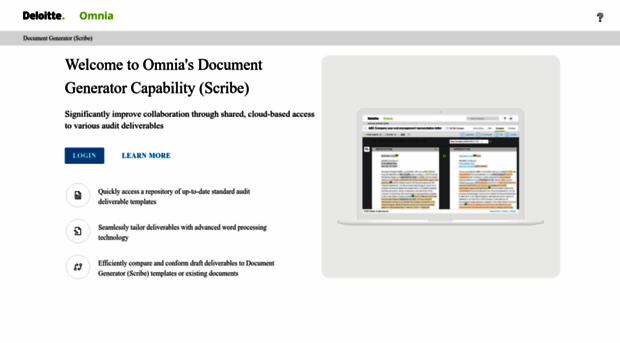scribe.deloitte.com