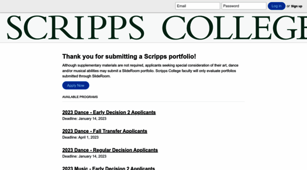 scrippscollege.slideroom.com