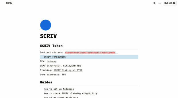 scriv.network