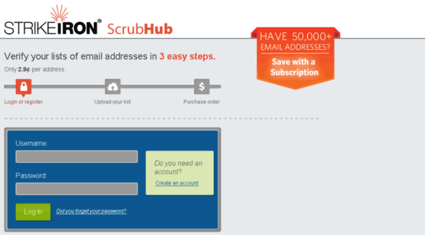 scrubhub.strikeiron.com