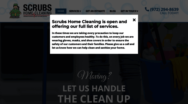 scrubshomecleaning.com